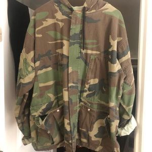 Zara Oversized Military Jacket
